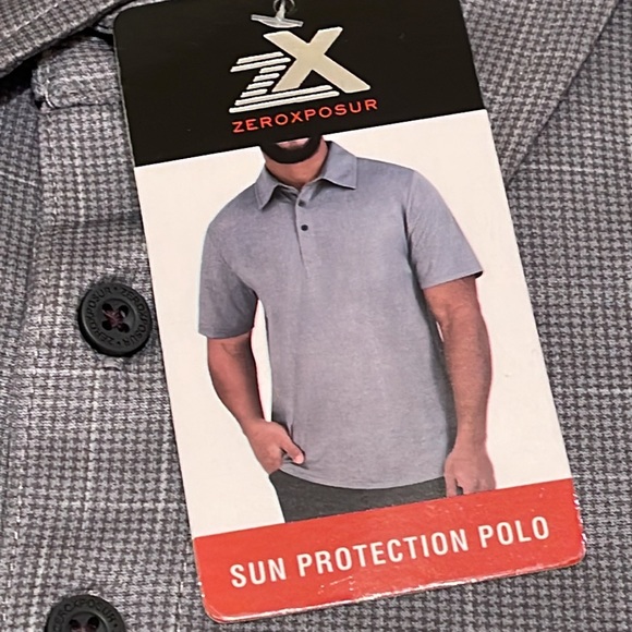 Zeroxposur Men’s size Small Sun Protection Polo - Picture 9 of 11